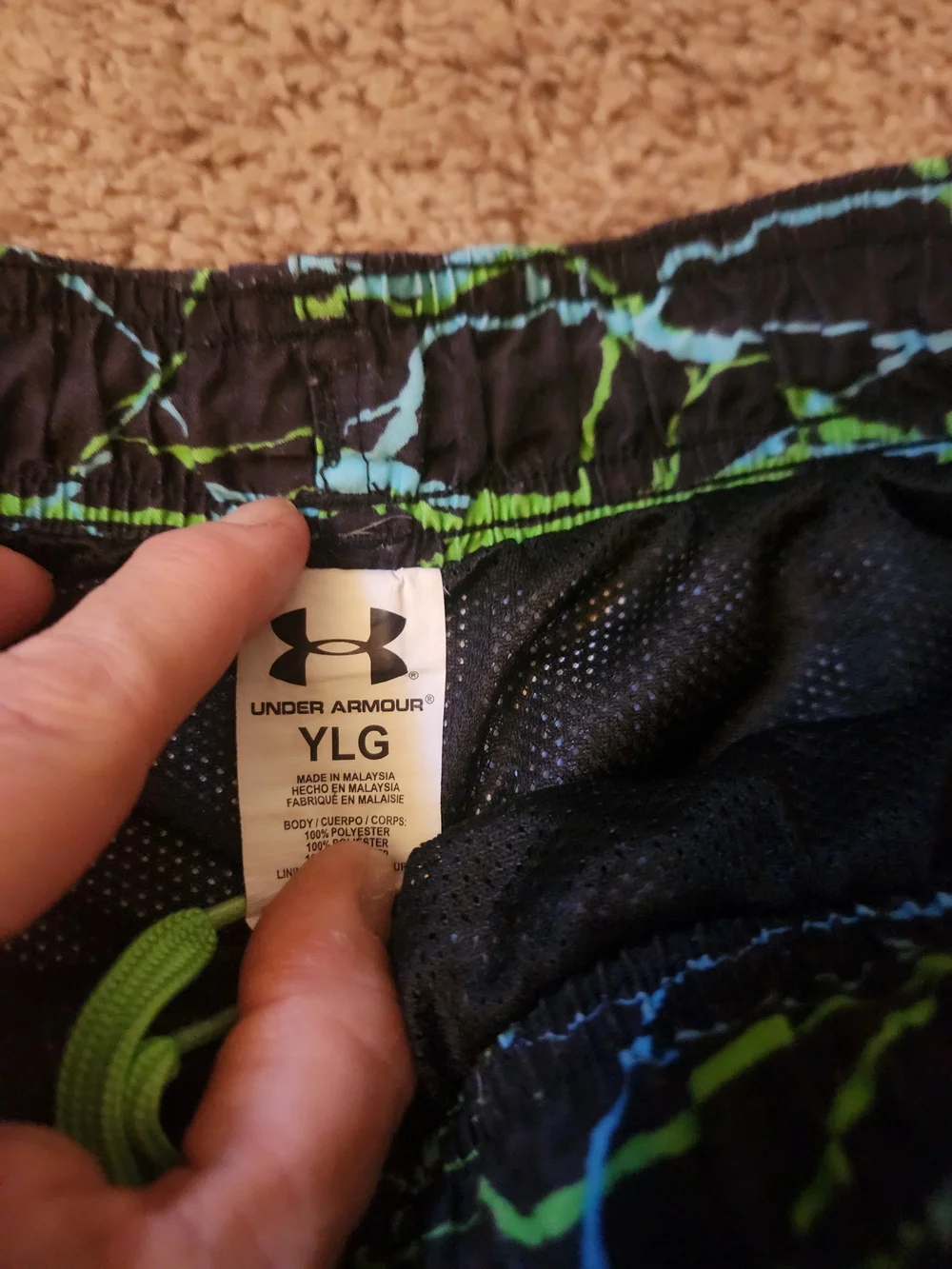 Under Armour swim trunks